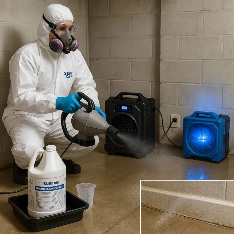 Sanitization and Odor Removal process in Meadow Glade, WA