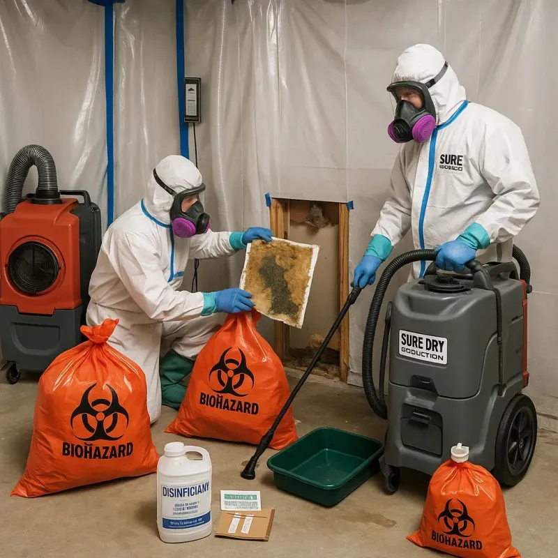 Contaminated Water Handling Protocols process in Meadow Glade, WA
